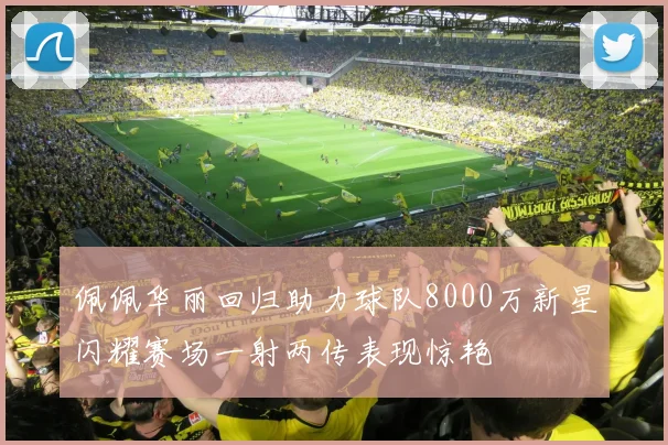 佩佩华丽回归助力球队8000万新星闪耀赛场一射两传表现惊艳